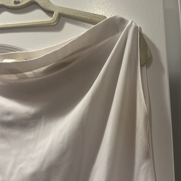 Norma Kamali drop shoulder top size small white - Picture 8 of 12